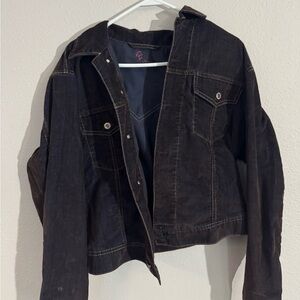 FRX Jeans Black Denim Jacket